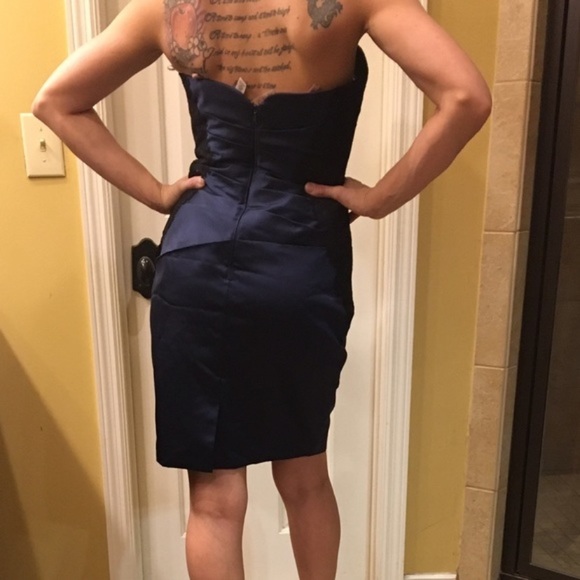 David’s Bridal NWT strapless dress Size 2 and 6 - Picture 2 of 6